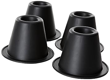 Füße zur Erhöhung von Möbeln (kegelförmig, Höhe 9 cm) 4 Stück