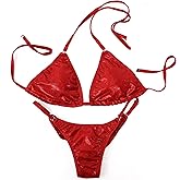 Angel Competition Bikinis IFBB/NPC Bikini for Posing Practice - Bikini Set with Sliders – Medium Pro Cut Bodybuilding Suit