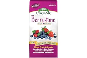 Espoma Organic Berry-Tone 4-3-4 Natural & Organic Fertilizer and Plant Food for All Berries. 4 lb. Bag. Use for Planting & Feeding to Promote Bountiful Harvest