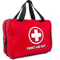 330 Piece First Aid Kit, Premium Waterproof Compact Trauma Medical Kits for Any Emergencies, Ideal for Home, Office, Car, Tra