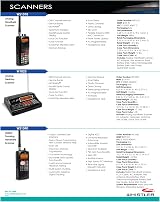Whistler WS1010 Analogue Handheld Scanner Radio Black 200 Channels Marine Air view 5