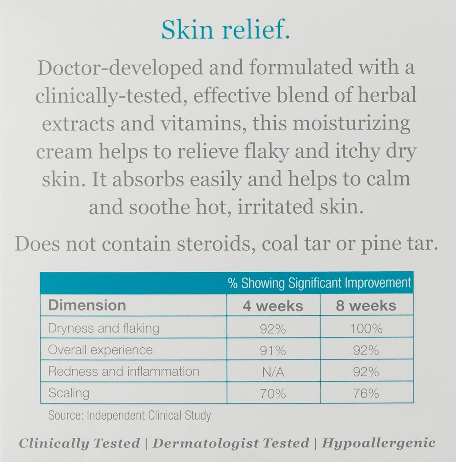 DERMA E Psorzema Cream, Natural Relief for Scaling Flaking, and Itching, 4 Oz, No Color, 113 g (1er Pack) - Image 5