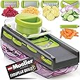 Mueller Mandoline Slicer, Premium Quality V-Pro Five Blade Adjustable Vegetable Slicer, Cutter, Shredder, Veggie Slicers for Fruits and Vegetables