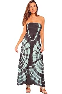 long strapless sundress