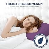 DN Pillow Cases 2 Pack Purple 50x75cm Microfibre Envelope Closure view 6
