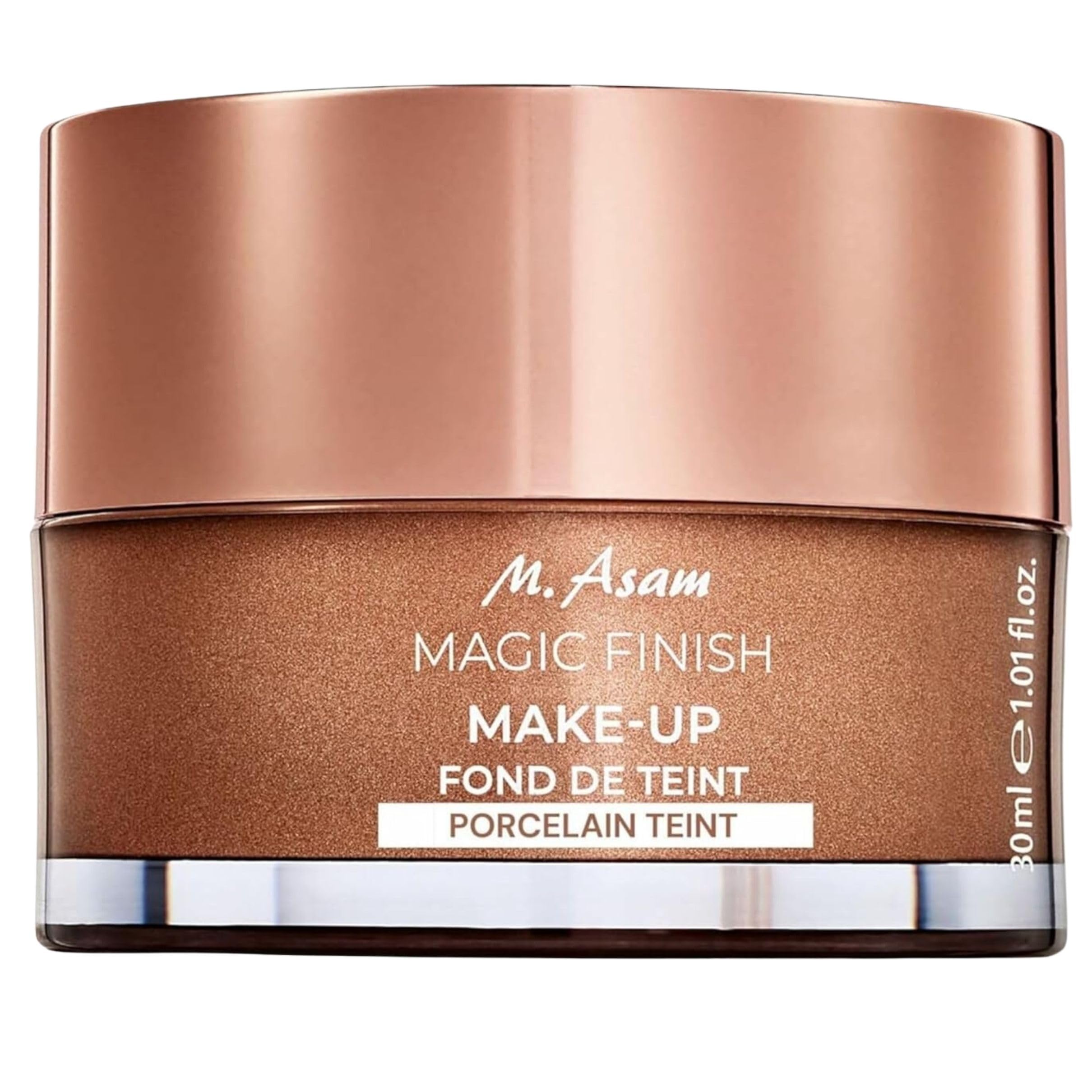Photo 1 of M. Asam Magic Finish Porcelain Teint Make-Up Mousse (1.01 Fl Oz) – 4in1 Primer, Foundation, Concealer & Powder With Buildable Coverage, Adapts To Fair Skin Tones, Leaves Skin Looking Flawless