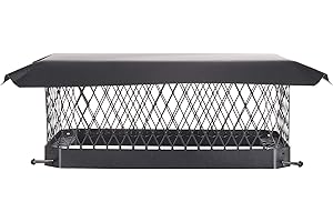 HY-C Shelter 13" x 18" Single Flue Bolt-On Chimney Cap, Fully Assembled, Galvanized Steel