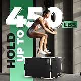 Yes4All 3 in 1 Non-Slip Wooden Plyo Box 16 14 12 inches Black view 5