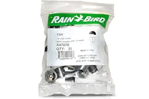 25 HALF CIRCLE Rainbird 15' MPR Series Fixed Pattern Nozzles w/ Screens