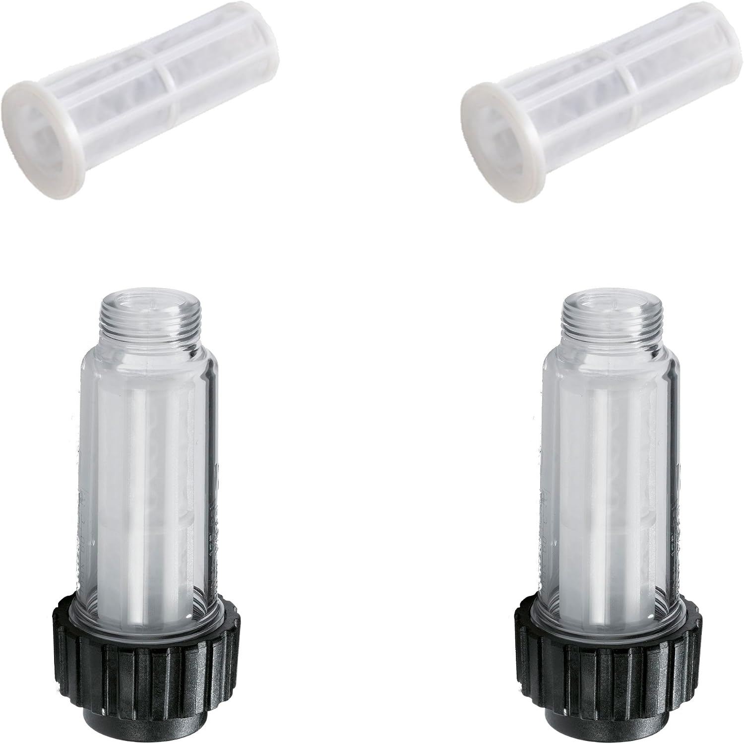 2x Auto-Wasserfilter Für Kärcher K2–K7 Hochdruckreiniger – Inkl. 10 Filternetzen, Bis 175 PSI