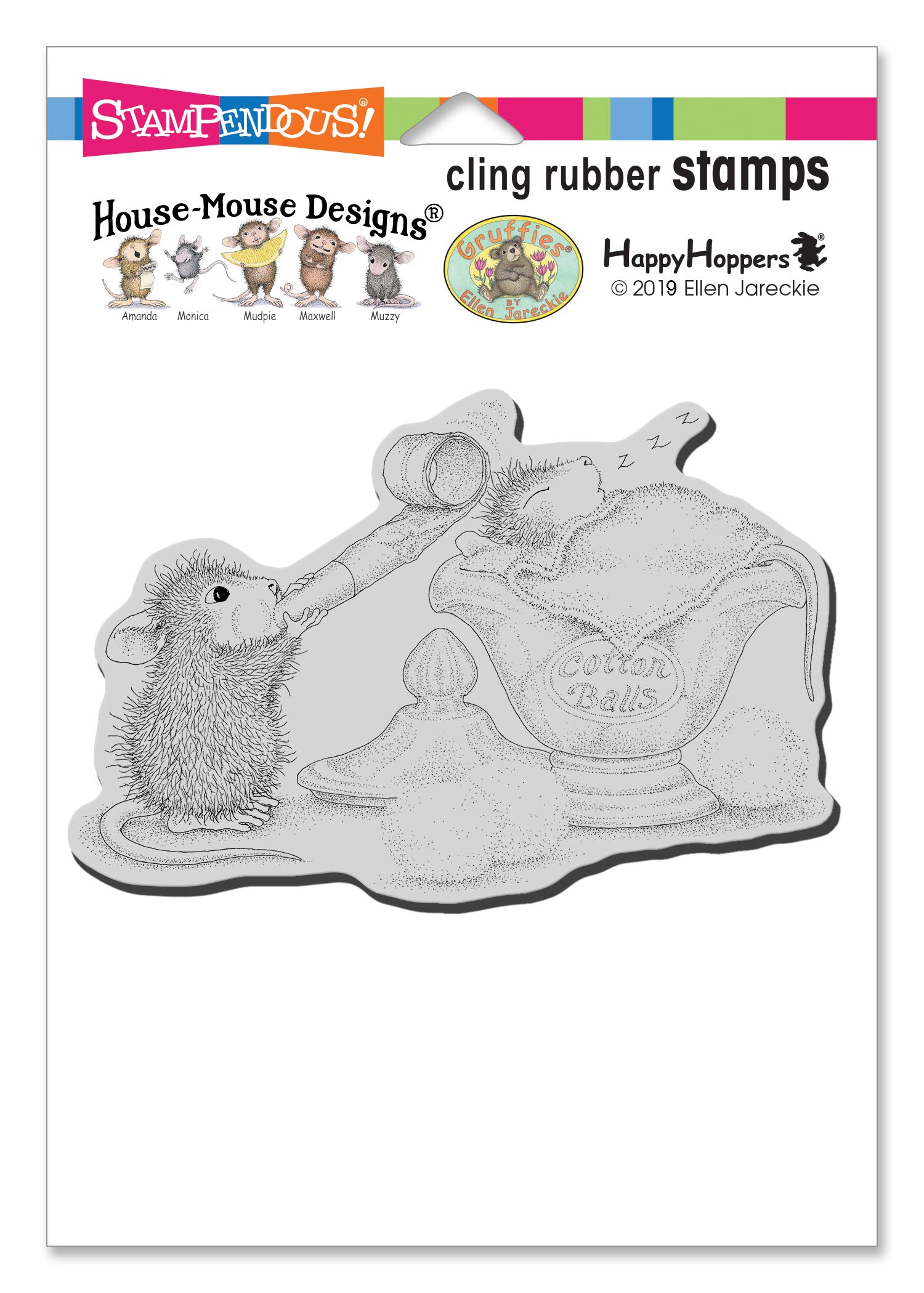 Cling Sleepy Surprise Rubber Stamp