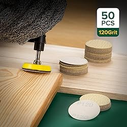 S SATC 2 Inch Sanding Discs Hook and Loop 50PCS