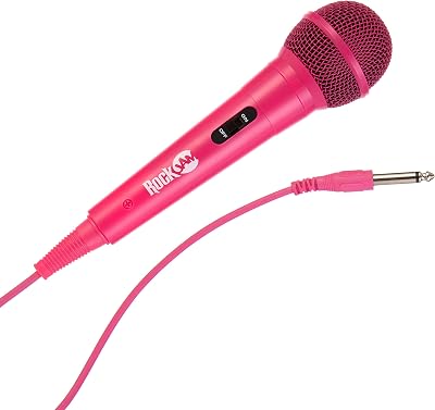 RockJam Karaoke Microphone with 3 Metre Cable RockJam Wired Mic