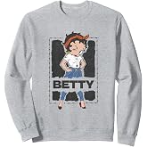 Betty Boop Barbed Wire Frame Sweatshirt