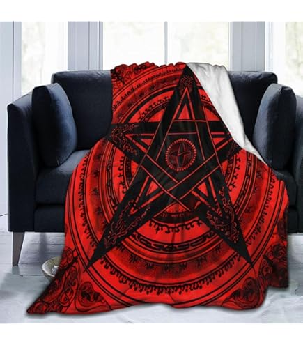 Amazon.com: Satanic Circle Baphomet Throw Blanket : Home & Kitchen