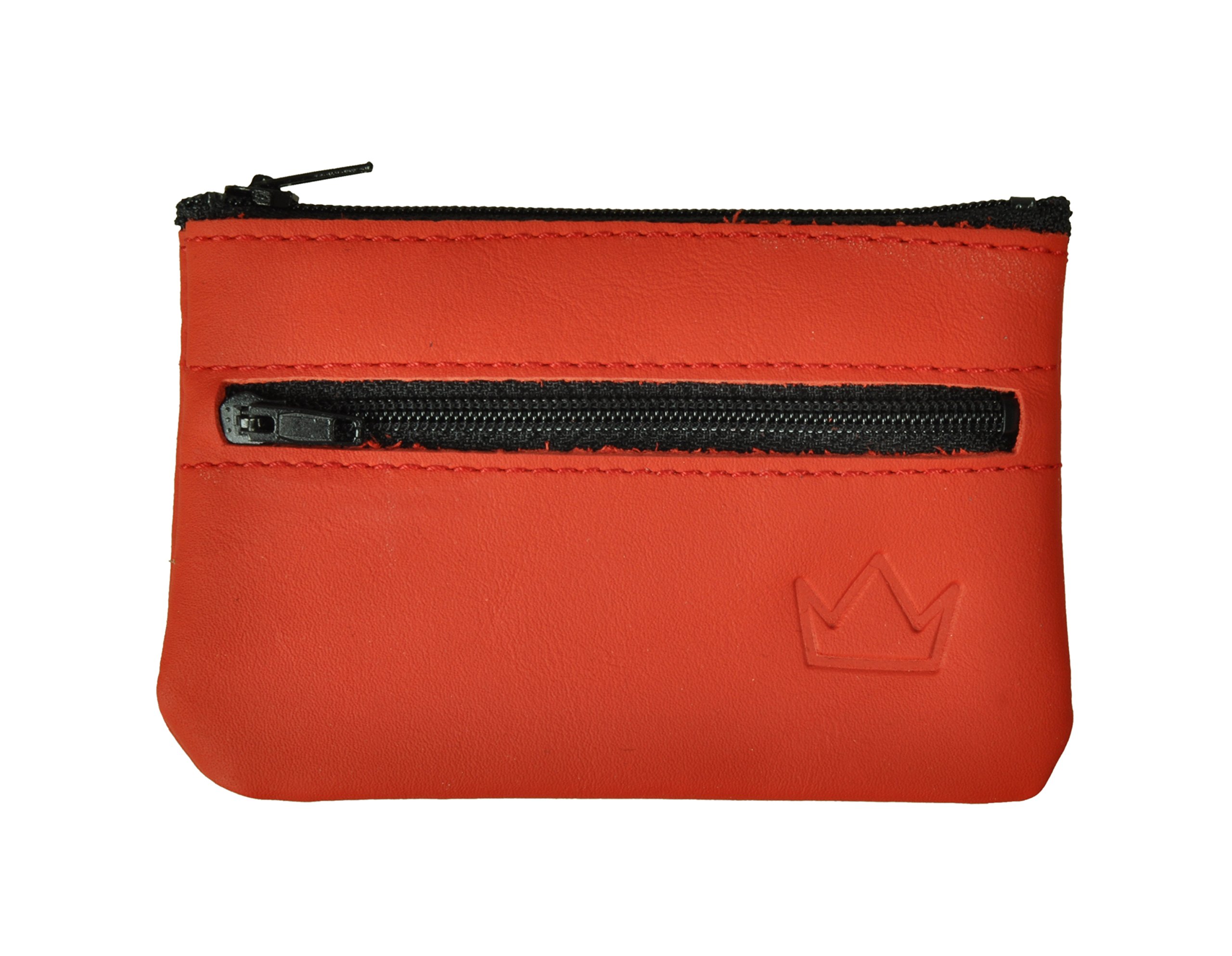 Lederprinz® | Key case red 2 compartments | Genuine leather key pocket men and women | Made in Germany | 3 years extended warranty | Nappa leather | Hand crafted