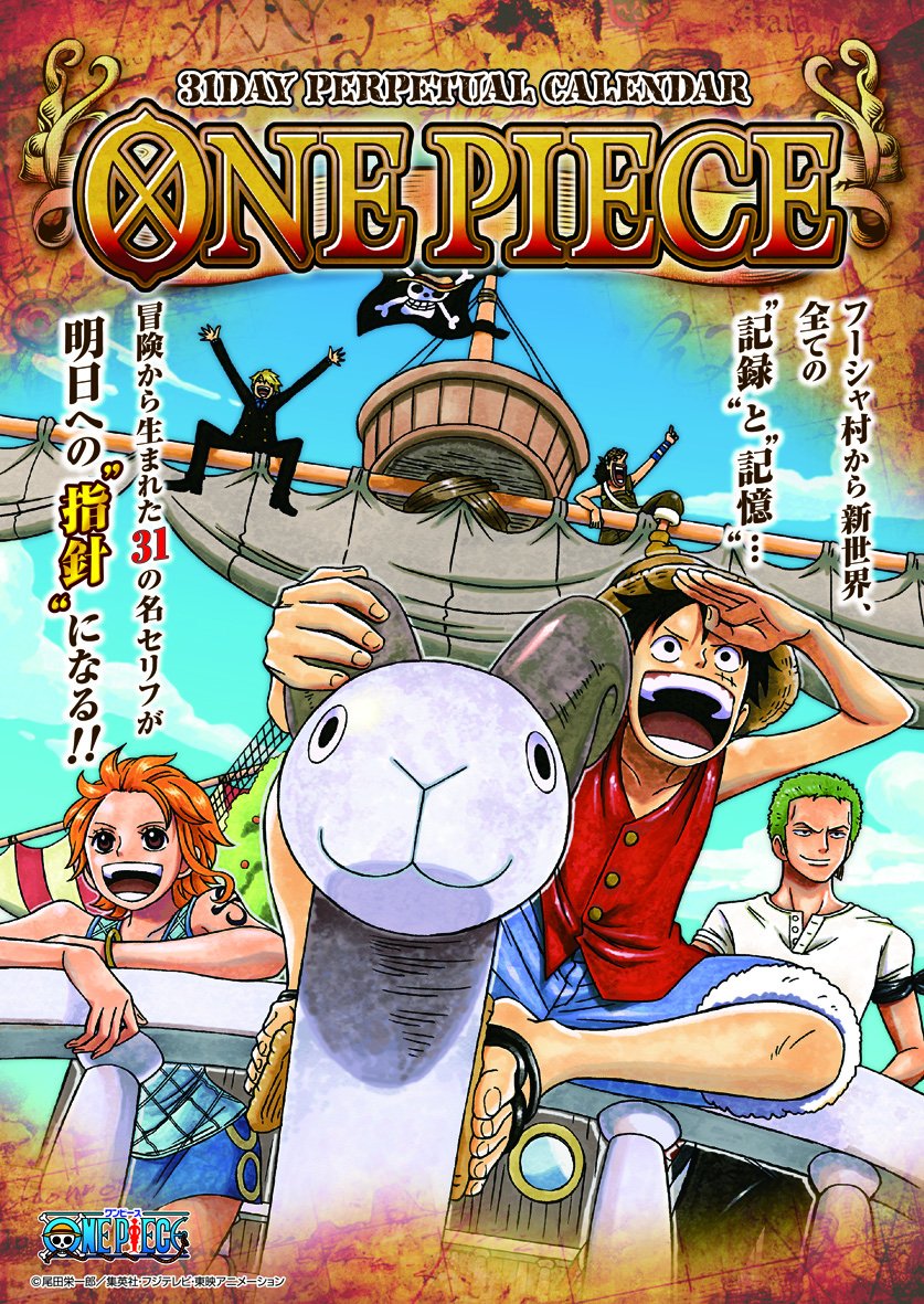 One Piece 31 Perpetual Daily Calendar 15 Amazon Com Books