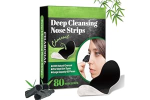 Nose Strips, Blackhead Pore Strips Remover, Blackhead Remover, Deep Cleansing Charcoal Strips, Nose Blackhead Remover Strips,