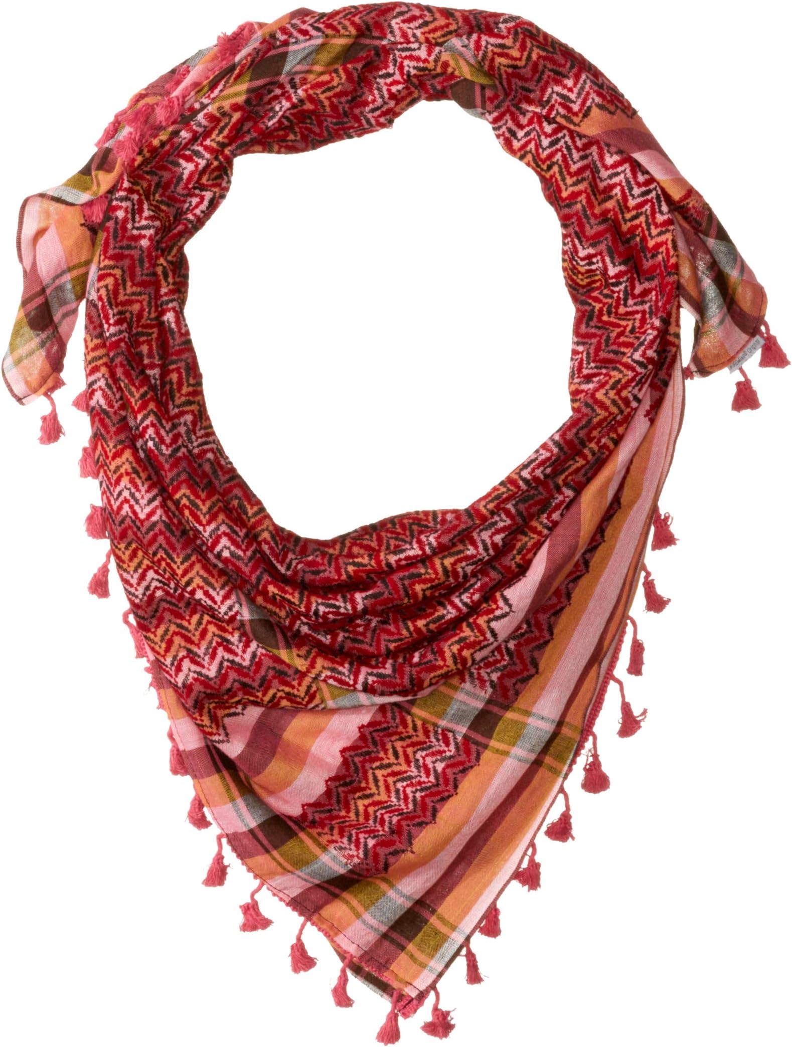 Hirbawi Premium Arabic Scarf 100% Cotton Shemagh Keffiyeh 47"x47" Arab Scarf Made in Palestine