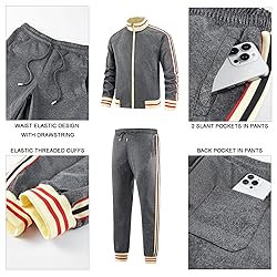 dioxoib Track Suits for Men Set 2 Piece Tracksuits