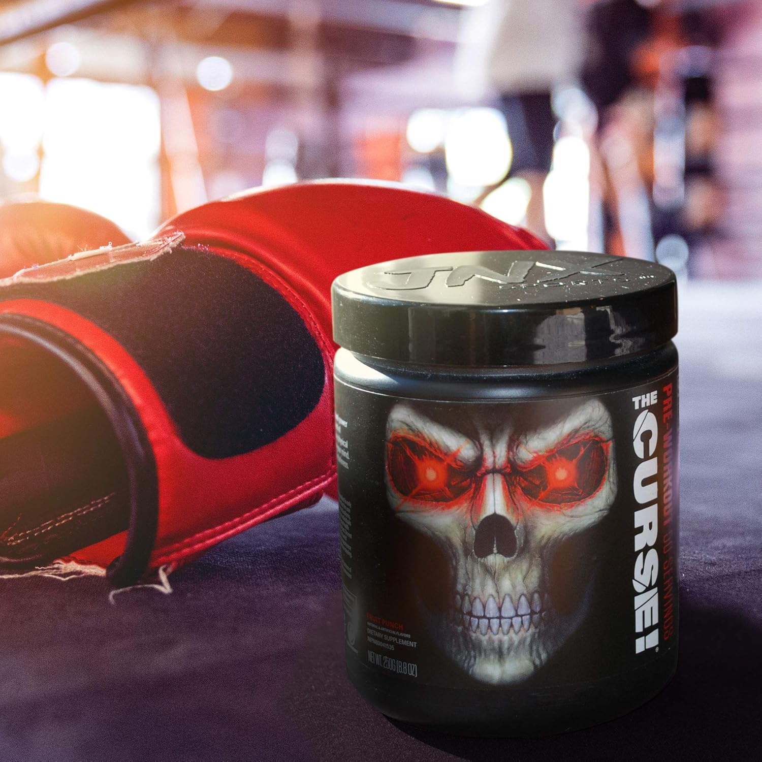 JNX Sports The Curse! Pre Workout Supplement - Intense Energy & Focus, Instant Strength Gains, Enhanced Blood Flow - Nitric Oxide Booster with Creatine & Caffeine - Men & Women | Fruit Punch | 50 SRV: Health & Personal Care