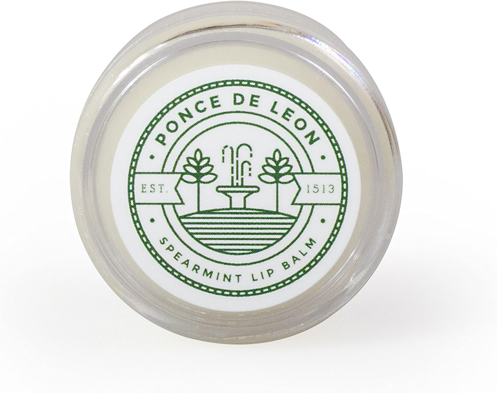 Ponce De Leon Spearmint Lip Balm.33 Oz. - Replenish Dry, Chapped Lips with Nutrient-Rich African Shea Butter, Coconut and Sunflower Oils