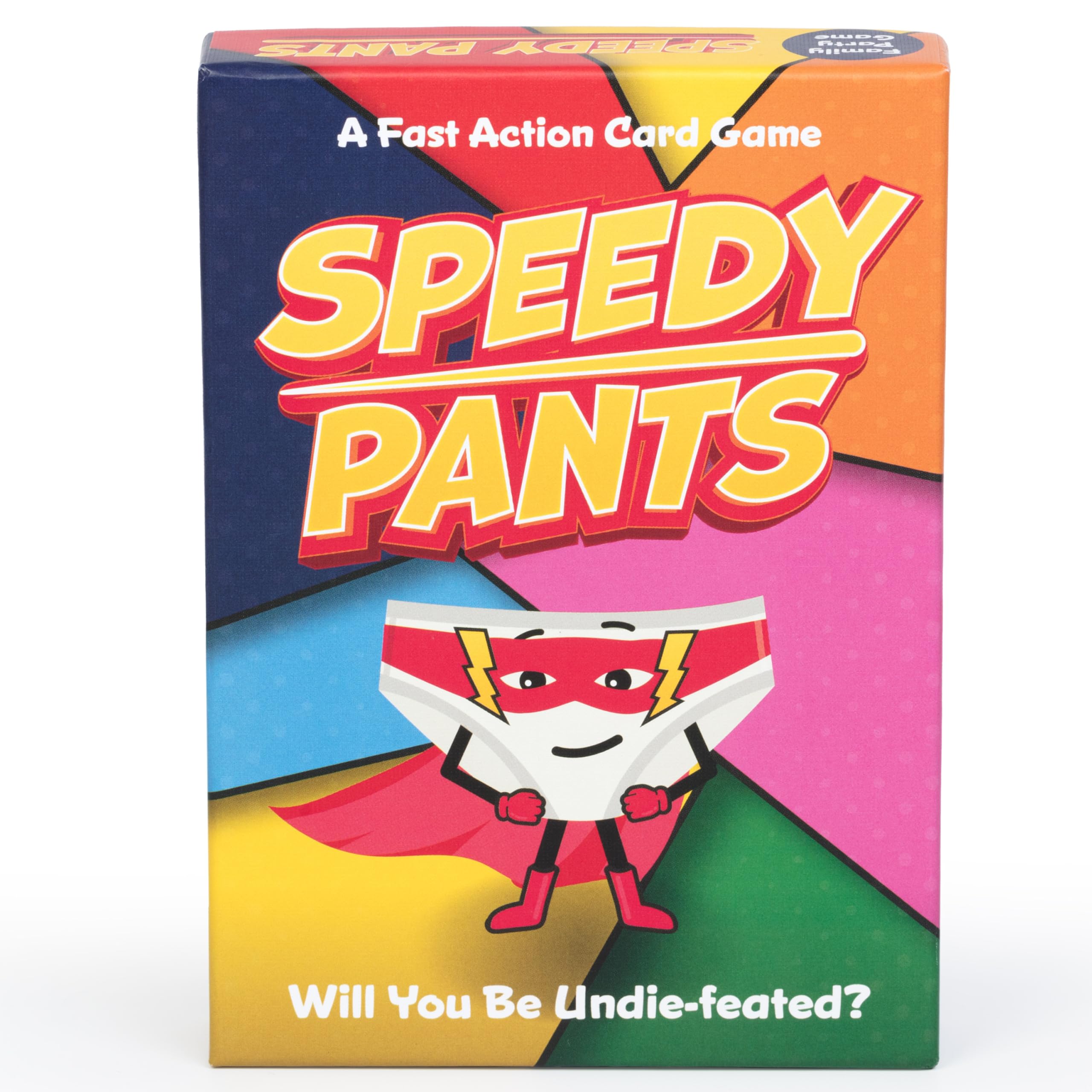 Speedy Pants | MadeForMums Great Gift Award Winner for Kids & Teens | Best Family Card Game Gold Award | Travel Game Ages 6 7 8 9 10 + | 10 Funny Games in 1