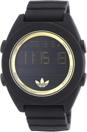 adidas - Reloj, Correa de Goma Color Negro