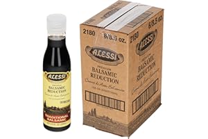 Alessi Balsamic Vinegar Reduction, Autentico from Italy, Ideal on Caprese Salad, Fruits, Cheeses, Meats, Marinades, Tradition