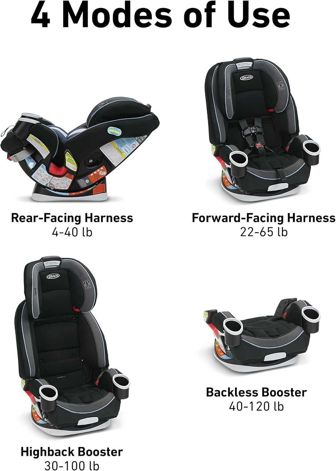 graco 4ever high back booster