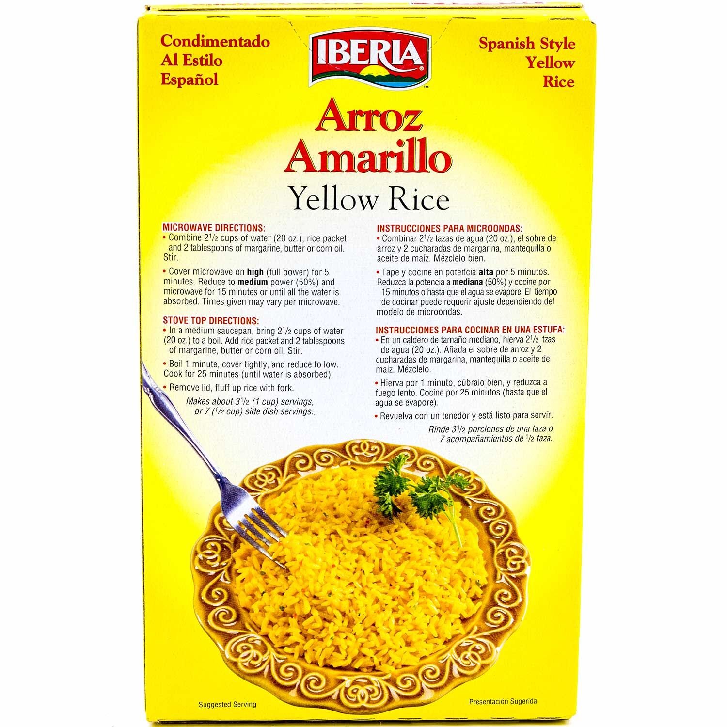 Amazon.com : Iberia Yellow Rice 8 Oz : Rice Produce ...