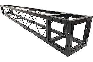 Cedarslink 2 Meter 6.56 ft. Square 8"x8" Black Trussing Box Truss Section Bolted