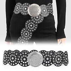 Dazzleimart Hollow Disc Belt Western Style