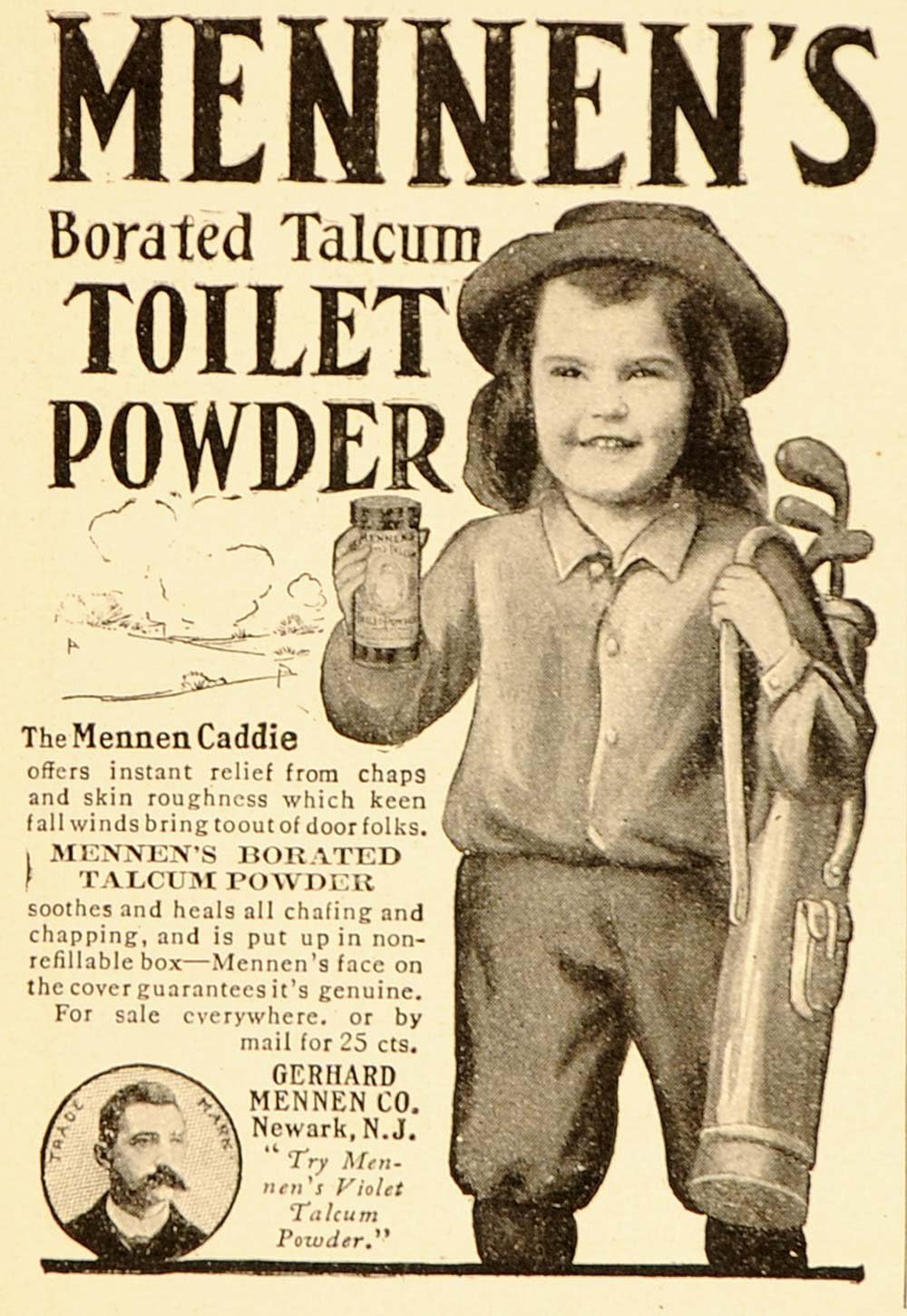 mennen talcum powder