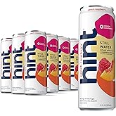 Hint Canned Water, Peach Raspberry - Purified Flavored Water with Zero Calories, Natural Flavors, and Sugar Free - 12 Fl Oz Cans (Pack of 12)