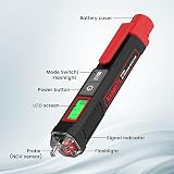 KAIWEETS HT100S Voltage Tester Dual Range 12-1000V AC NCV LED Flashlight view 2