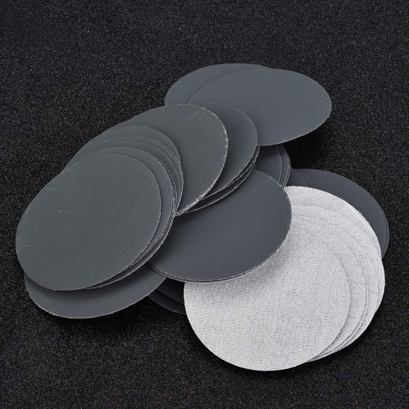 50pcs 75mm Sander Disc Sanding Polishing Paper Pads Abrasive Sandpaper for Grinding and Polishing(1500#)
