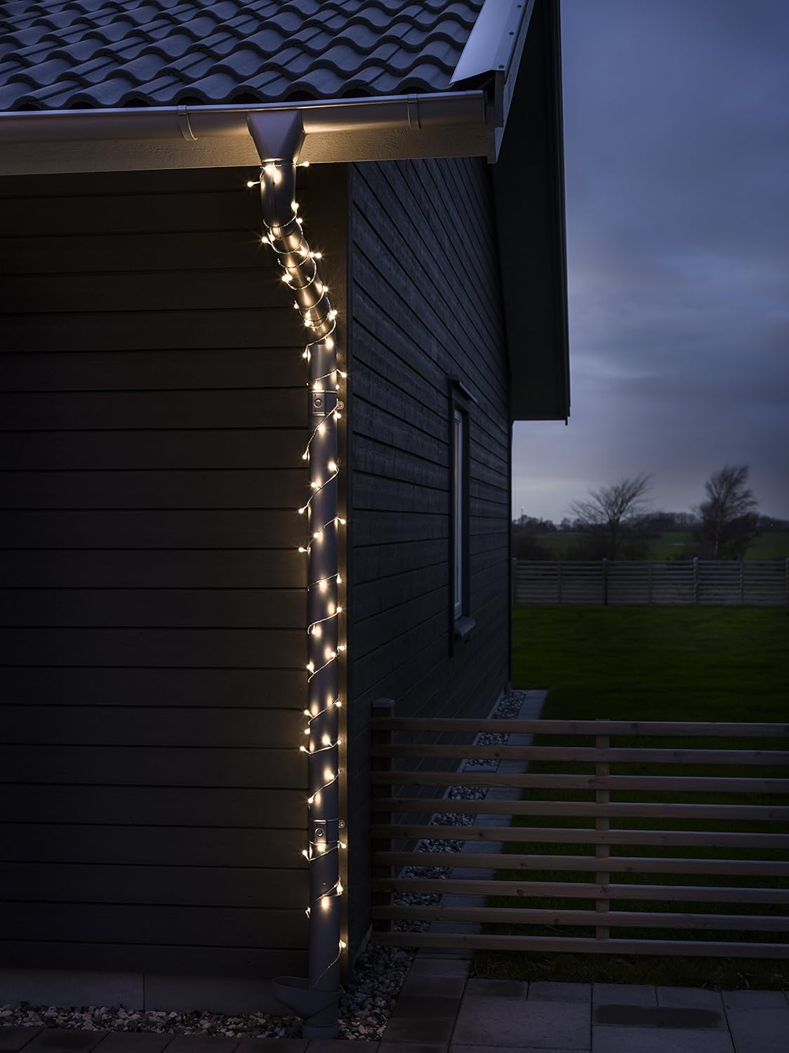 Konstsmide LED Berry Christmas Lights / Outdoor or Indoor (IP44) Fairy Lights / 80 Warm White Diodes / Transparent Cable String Lights - Image 4