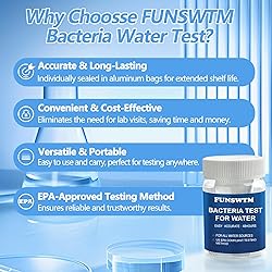 Coliform Bacteria Water Test Kit: 4-Pack Water