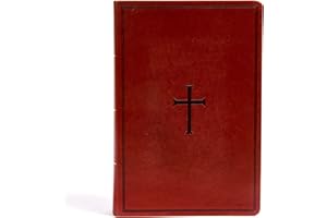 KJV Super Giant Print Reference Bible, Brown LeatherTouch, Indexed, Red Letter, Pure Cambridge Text, Presentation Page, Cross-References, Full-Color Maps, Easy-to-Read Bible MCM Type