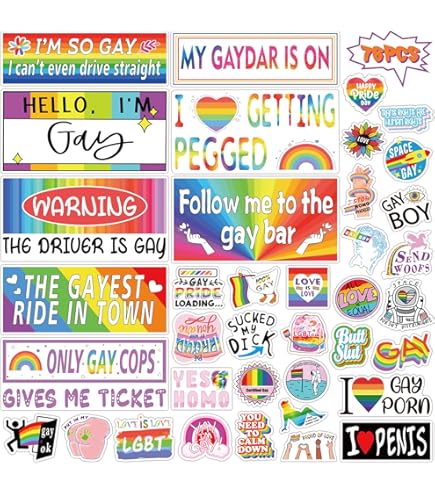 Aazon.co - Only Gay Cops Pull E Over Rainbow Weather-Resistance - Foto 4