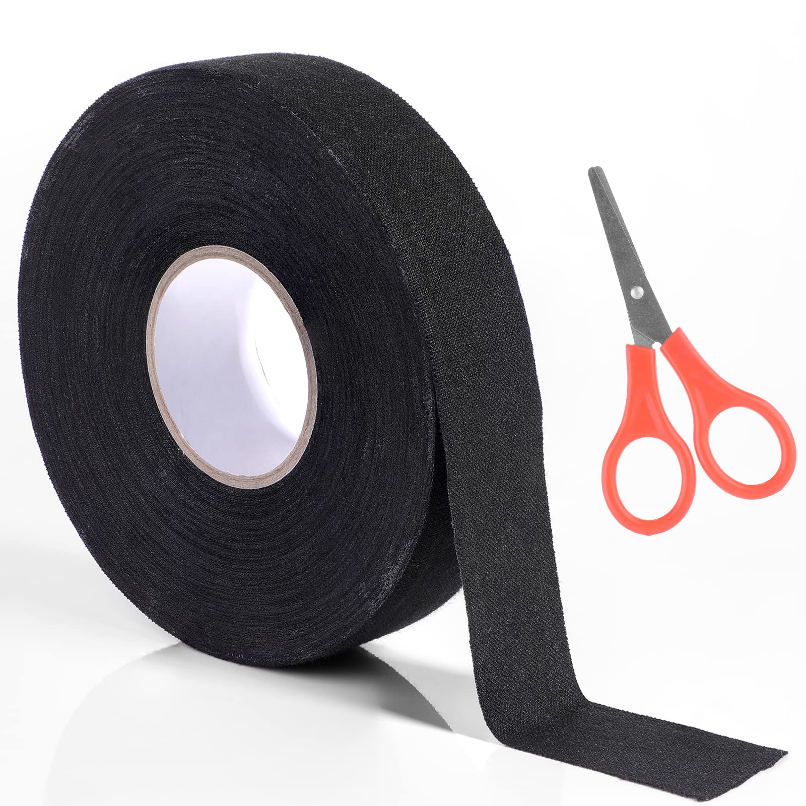 Weysoo Hockey Tape, 82 Ft Anti Slip Hockey Stick Tape, Self-Adehesive Grip Tape for Ice Hockey/Golf/Tennis/Squash/Badminton/Baseball (BLACK)