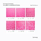 Hemway Baby Pink Iridescent Glitter Shaker 130g 1/8in Chunky Flake view 6