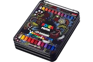 uni POSCA Wax Pastels, Assorted Set, 24 Pack
