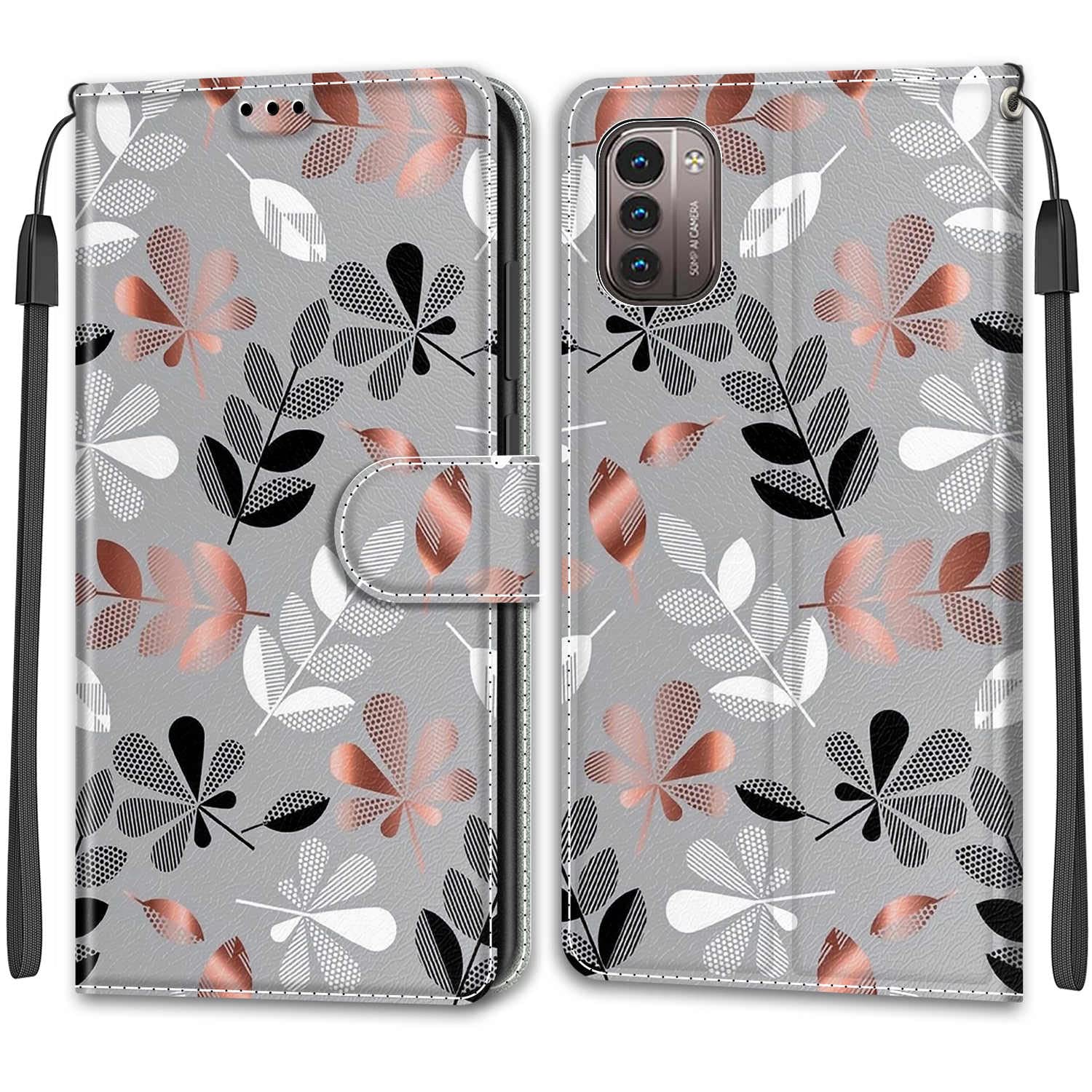 TOMYOU for Nokia G11 / Nokia G21 Phone Premium Pattern Leather Folio Cover, Magnetic Closure Protective Book Design Wallet Flip with Card Slots Kickstand for Nokia G11 / Nokia G21 Case