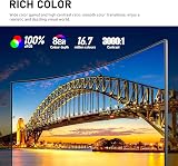 Gawfolk 32 Inch 4K UHD Curved Monitor 1500R 100% sRGB DisplayPort HDMI view 4
