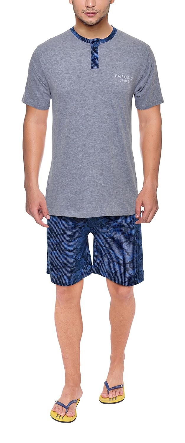 irge men's lounge short & t-shirt