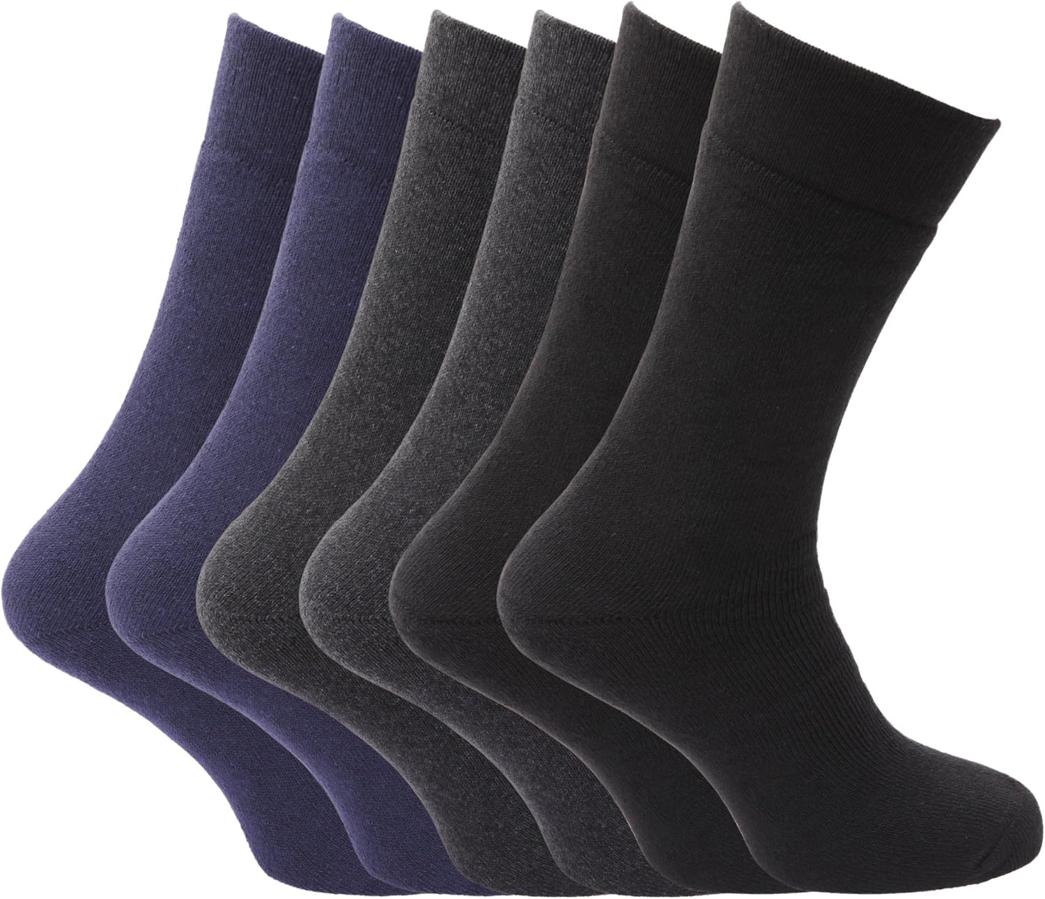 Men's NON ELASTIC Thermal Socks 6 pairs Amazon.co.uk Clothing