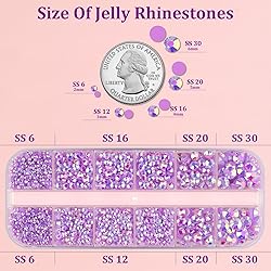 Resin Jelly Rhinestones for Crafting with B7000