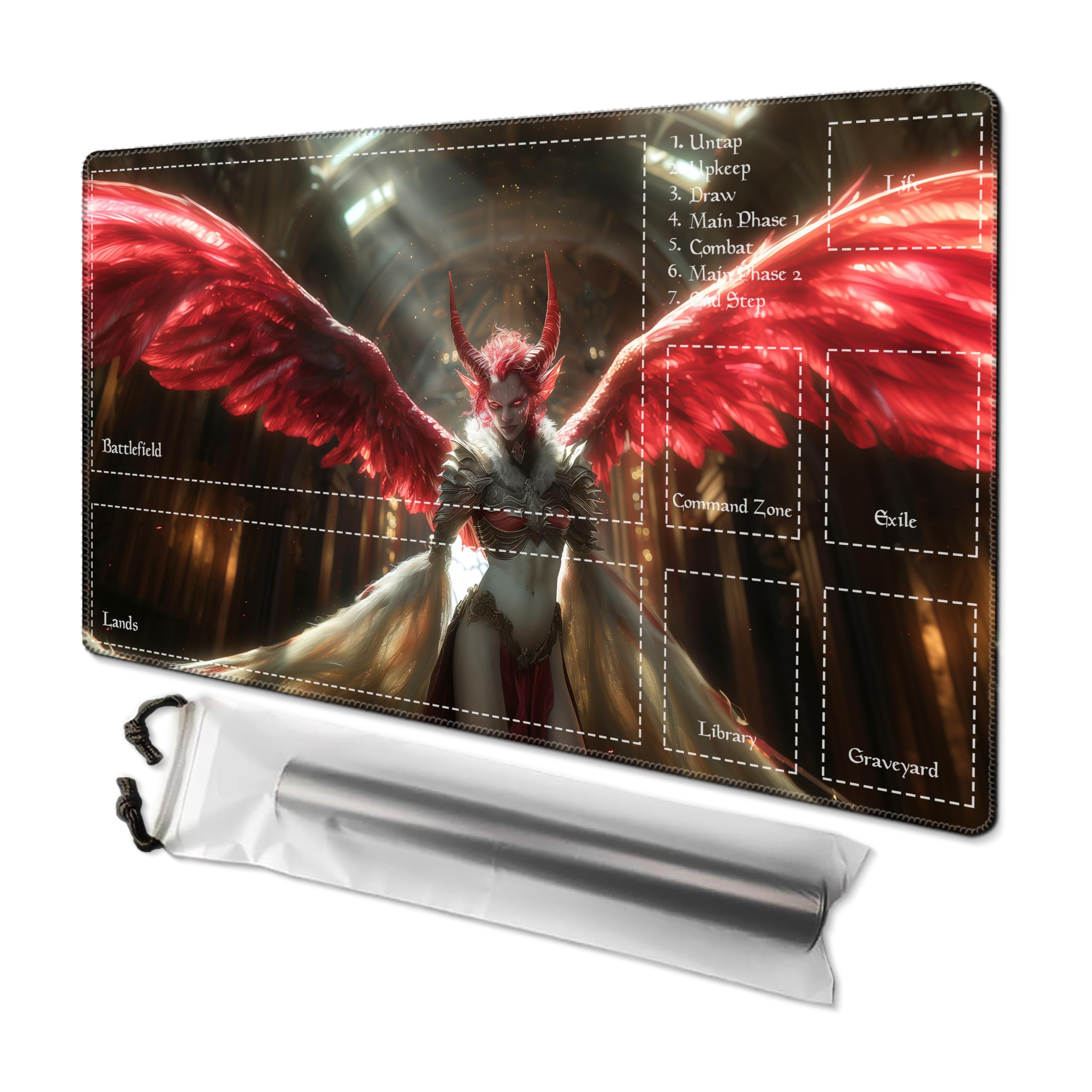 MTG Playmat 24” x 14”, Unique Design Playmat